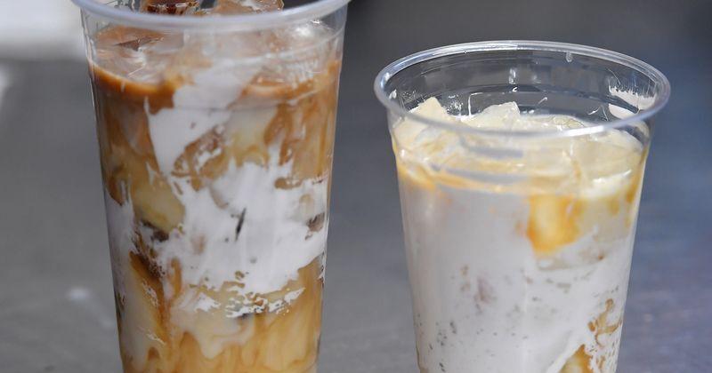 B-Boe's Bites and Beverages offers handcrafted iced coffee drinks as seen here Friday, Oct. 16, 2026, at 201 E. Olive St. in Holliday. The family-owned and -operated food trailer offers healthy items ranging from drinks, lunch, desserts and treats. Hours of operation are 6-9 a.m. Monday-Friday.