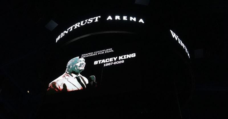 The Chicago Sky honor Chicago Bulls legend Stacey King who passed away before the game against the Atlanta Dream at Wintrust Arena on June 9, 2026, in Chicago.