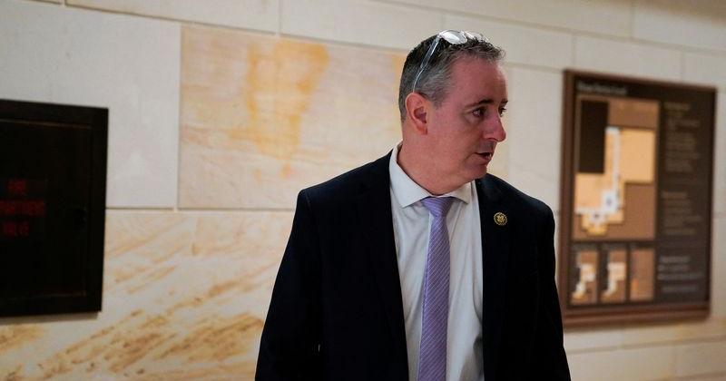 Members of the House Permanent Select Committee on Intelligence arrive to a meeting on Capitol Hill in Washington
