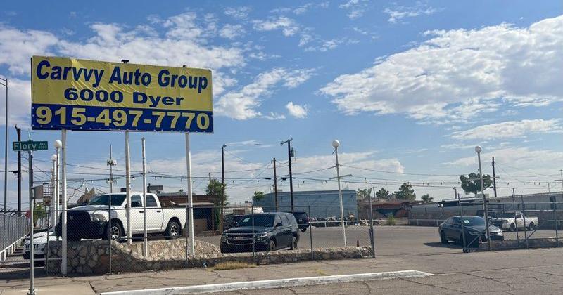 Carvvy Auto Group is setting up a new detailing shop at 6000 Dyer Street in Northeast El Paso.