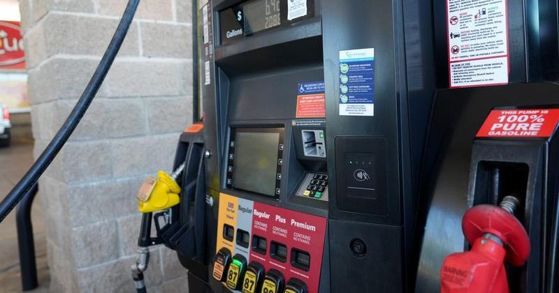 A gas pump is pictured in Oklahoma City, Sept. 2, 2026.
