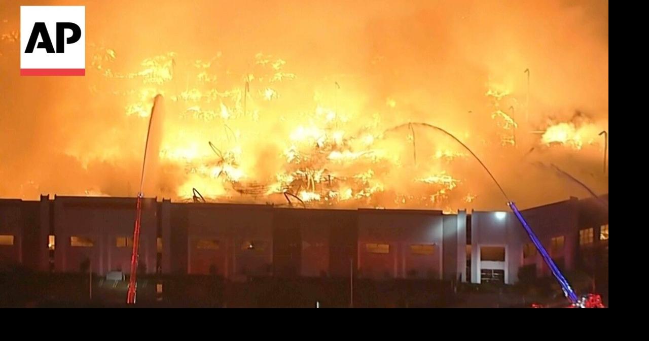 Arson suspect arrested after massive warehouse fire in southern ...