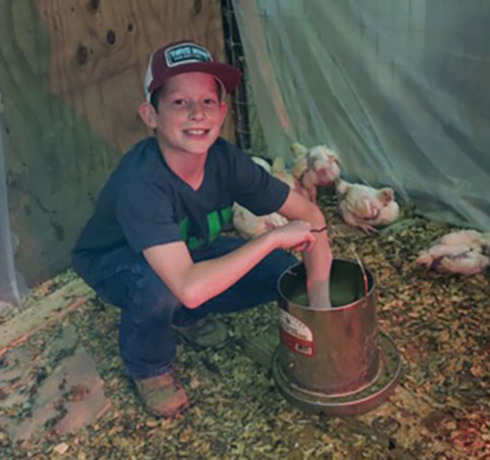 EXTENSION NEWS Brodie Oliver raising broilers and competing at