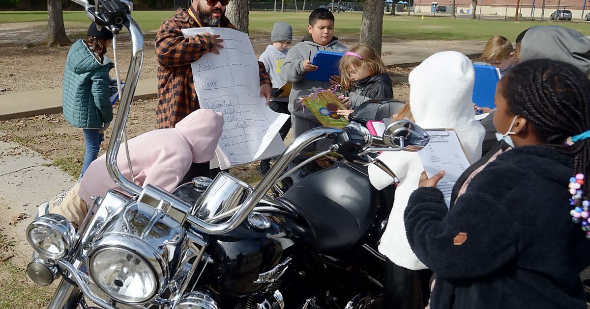 Slack Elementry Slack Elementary teacher uses his motorcycle to teach students a lesson ...