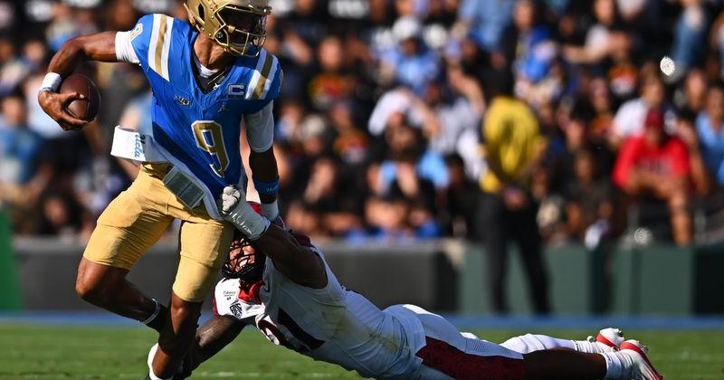 Wayne Knight runs for 3 scores to carry UCLA past San Diego State