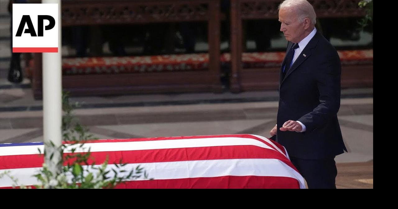 Biden delivers eulogy at Jimmy Carter
