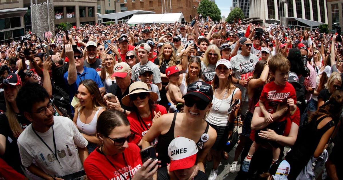 Hurricanes Championship Parade Hockey