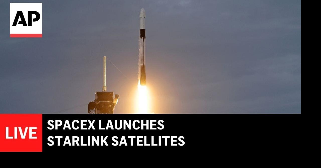 LIVE: SpaceX Falcon 9 rocket launches Starlink satellites from ...