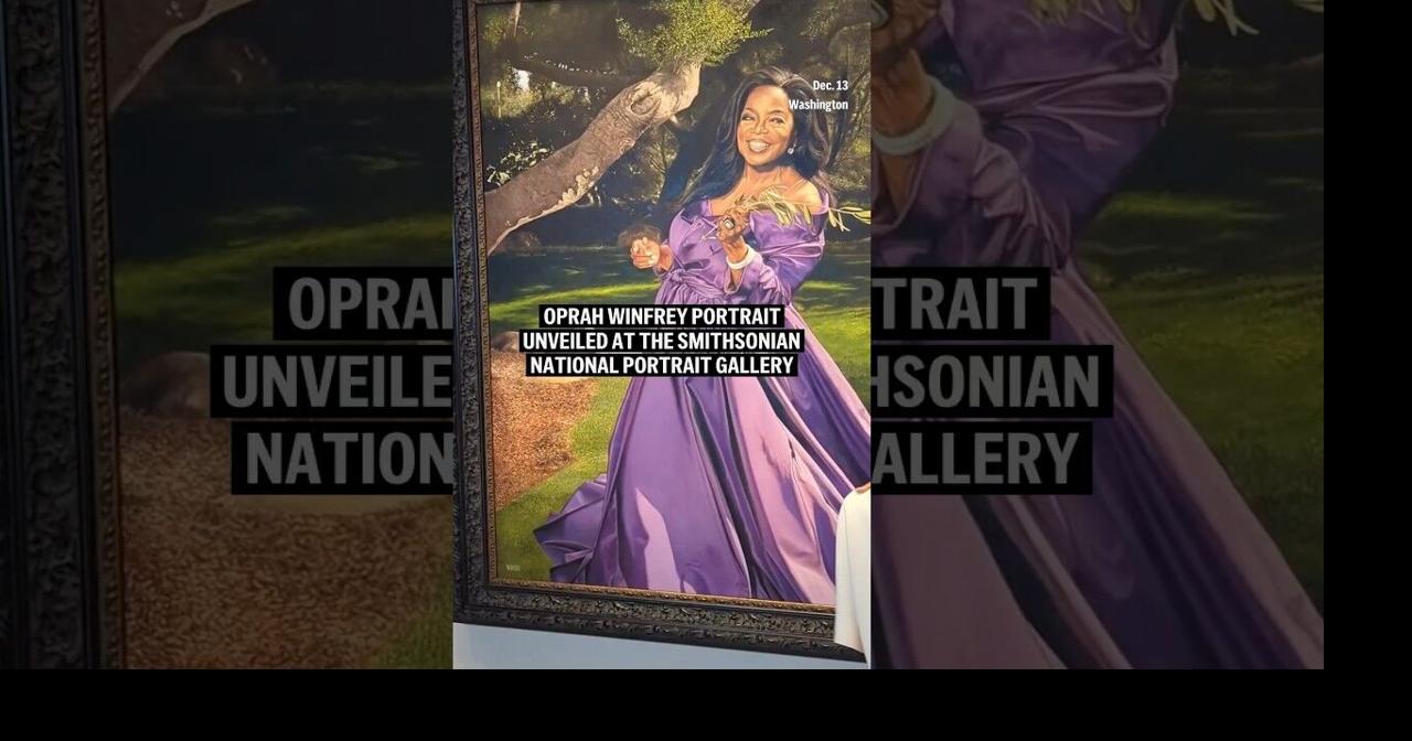 Oprah Winfrey portrait unveiled at the Smithsonian National Portrait ...