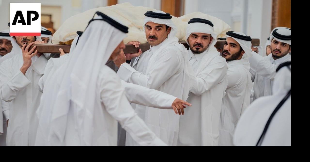 Qatar’s Emir, royal family, and high-ranking officials Gather in Doha for the Funeral of the Late Former Emir