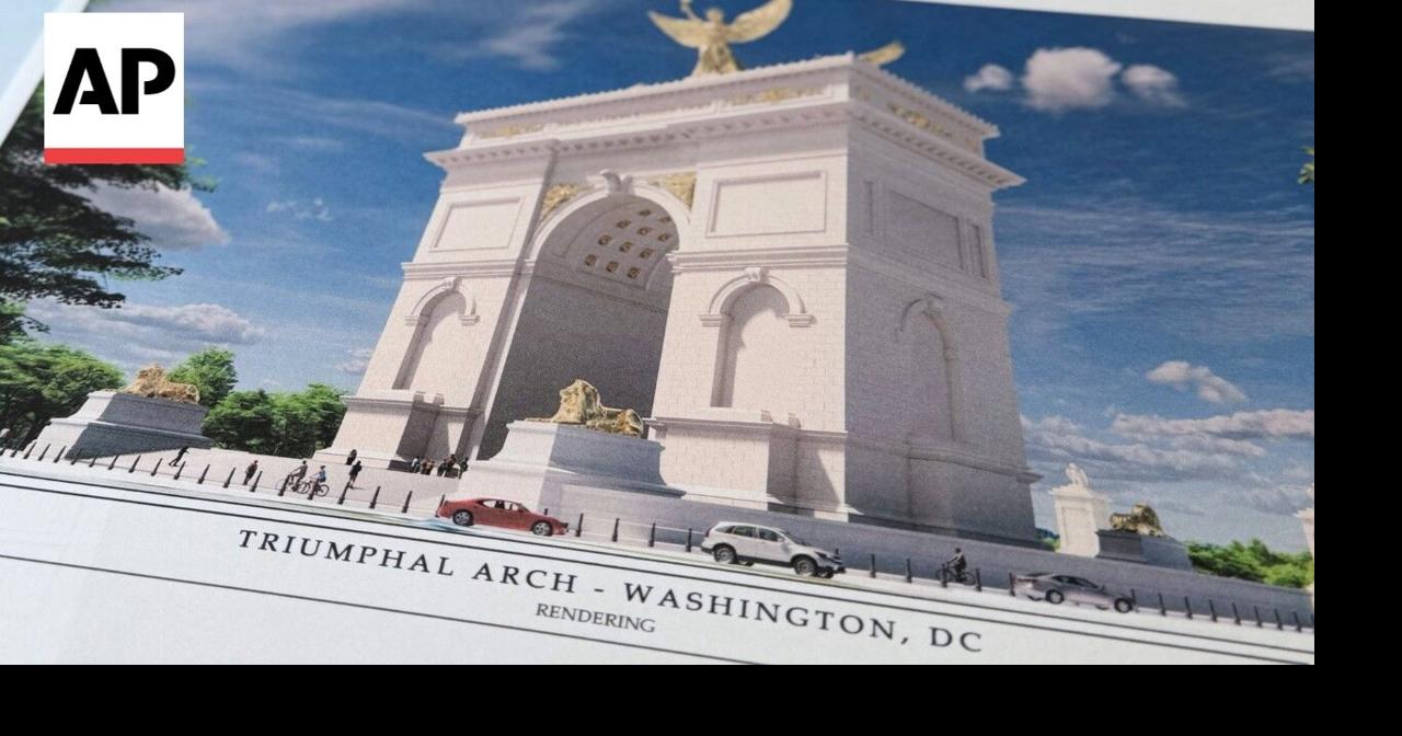 Federal agency approves the design plan for Trump’s Washington arch ...