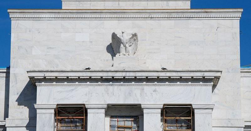 FILE PHOTO: The Federal Reserve Board building in Washington