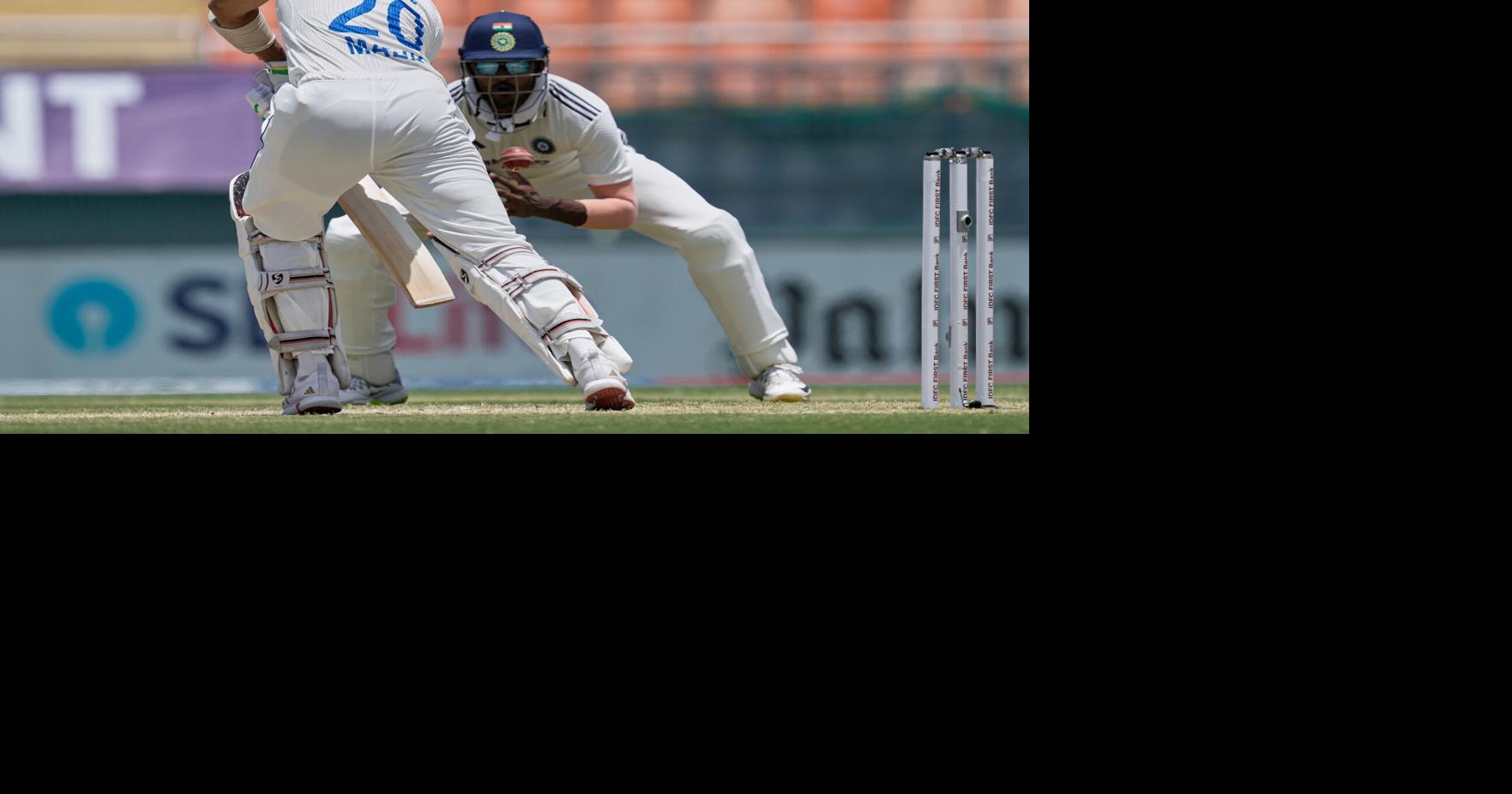 India’s Sai Sudharsan Catches a Tough Shot Against Afghanistan’s Abdul Malik