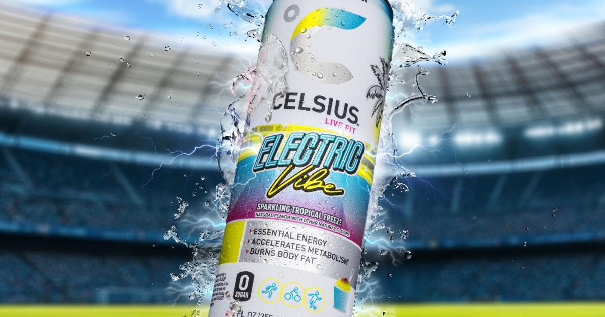Το CELSIUS® λανσάρει Limited-Edition ELECTRIC VIBE™, μια αστραφτερή γεύση τροπικού παγώματος εμπνευσμένη από την ποδοσφαιρική κουλτούρα και τους θαυμαστές
