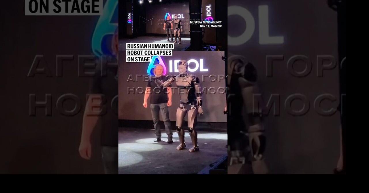 Russian humanoid robot collapses on stage | Ap Video | lufkindailynews.com