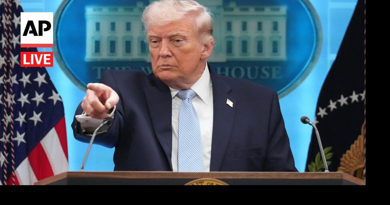 LIVE: Trump holds a press conference on the Iran war | Ap Video ...