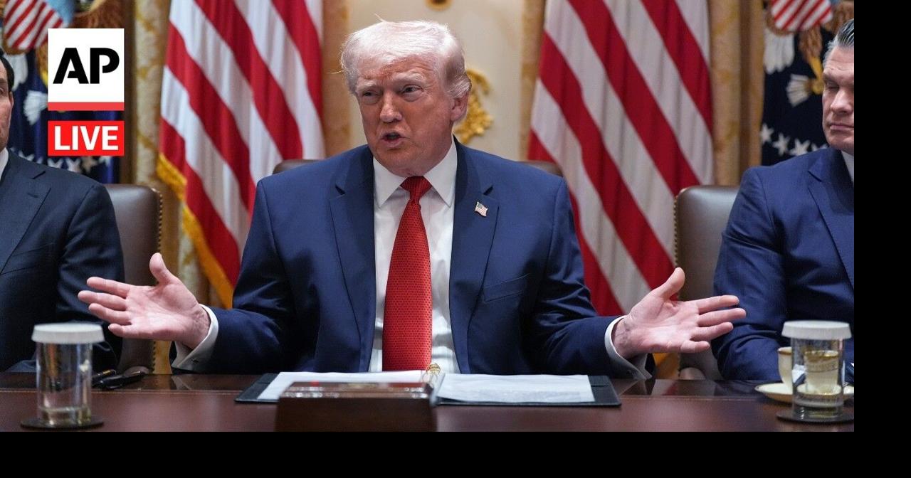 LIVE: Trump holds a cabinet meeting | Ap Video | lufkindailynews.com