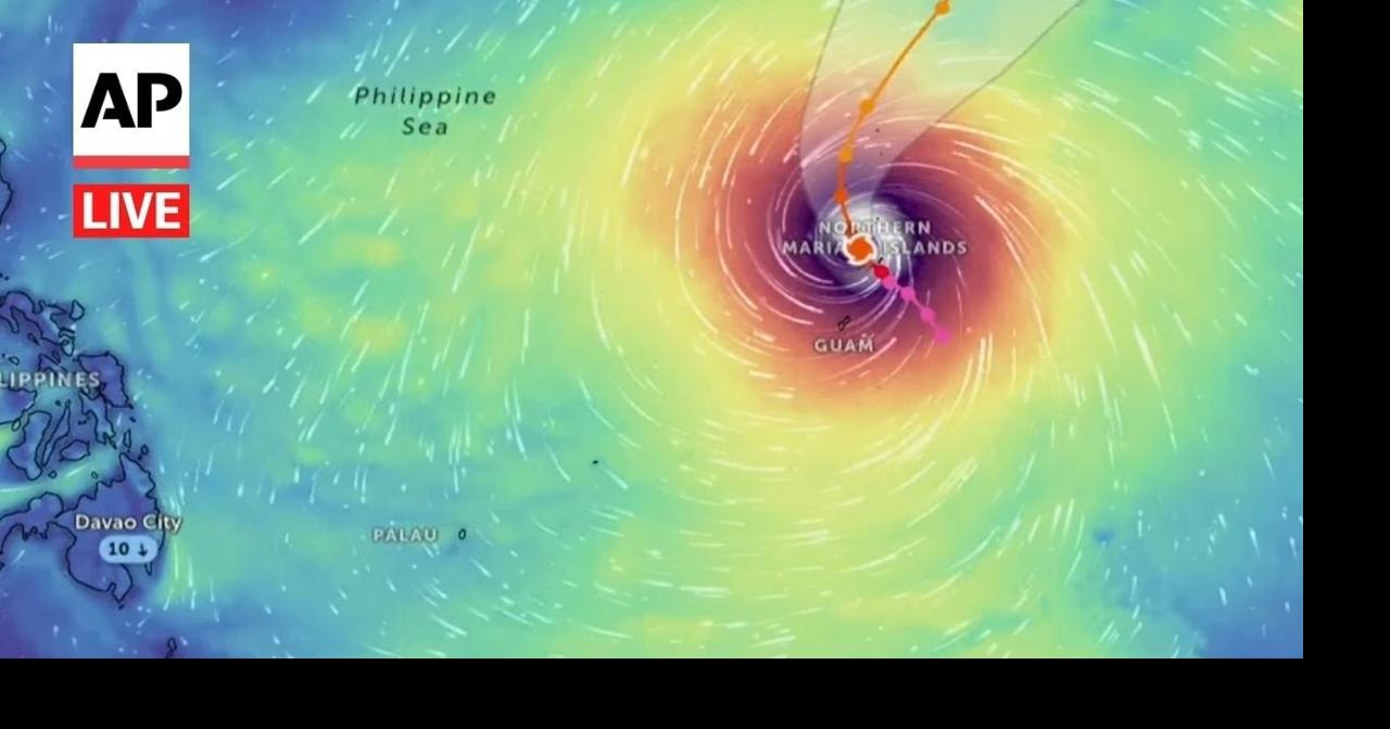 LIVE: Super Typhoon Sinlaku pounds US islands in the Pacific Ocean | Ap ...