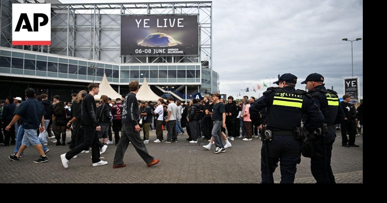 Rapper Ye holds concert in Arnhem despite opposition from Jewish groups ...
