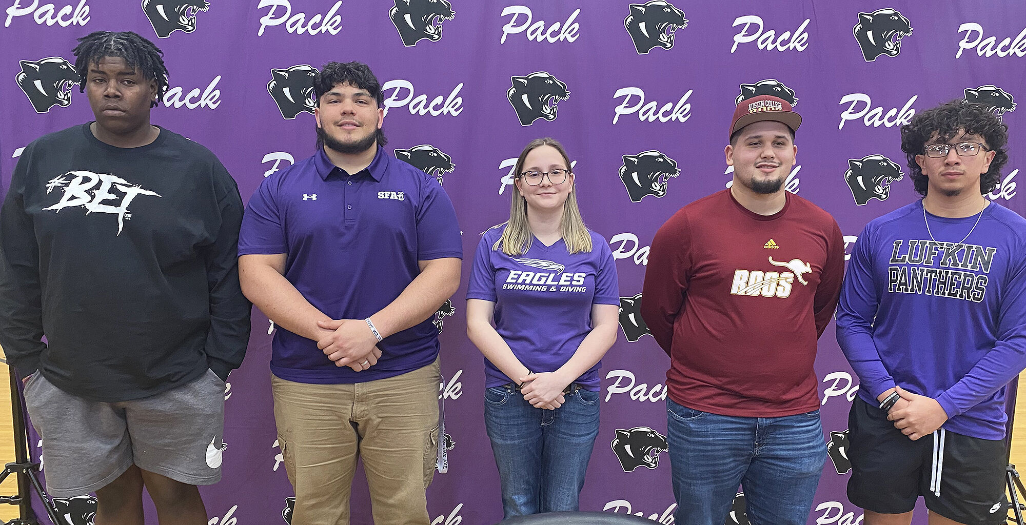 Lufkin High School football program sees a boost with six players signing letters of intent