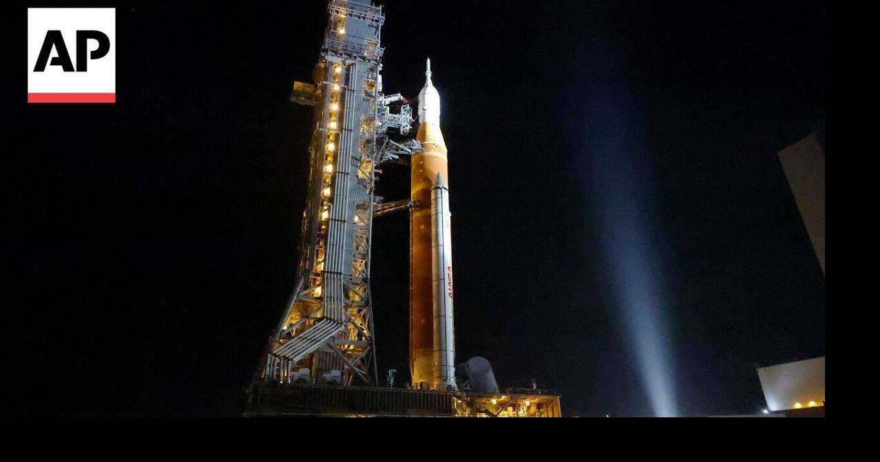 NASA Artemis II rocket is moved out to the launch pad after repairs ...