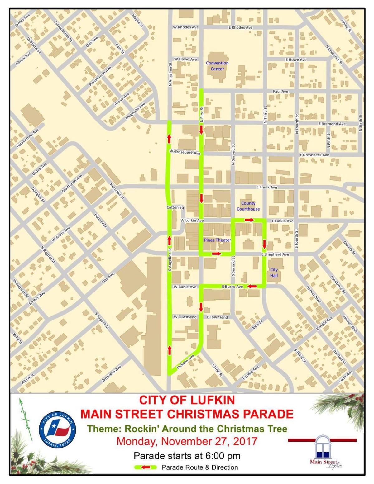 Longview Christmas Parade Route 2022 Christmas Parade Route | | Lufkindailynews.com