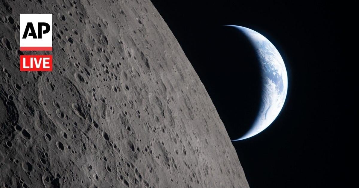 LIVE: NASA Artemis II heads back after record