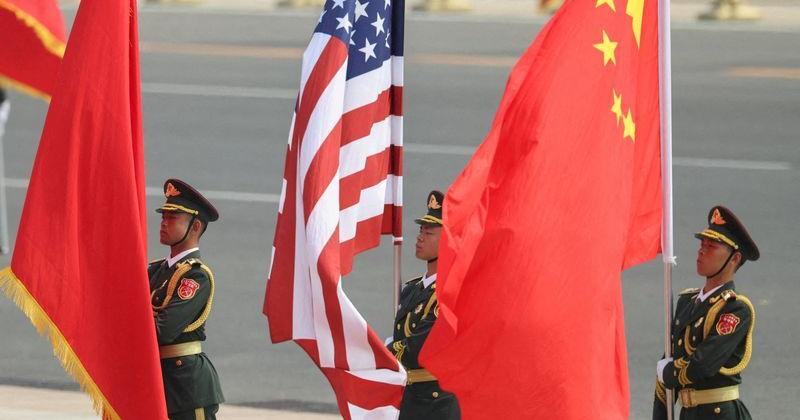 FILE PHOTO: U.S. President Trump visits China