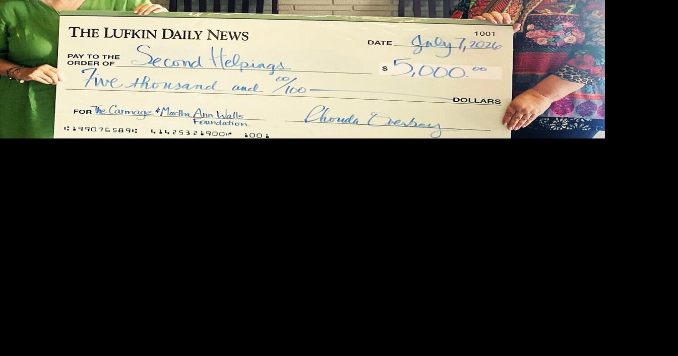 Second Helpings gets $5,000 Foundation donation