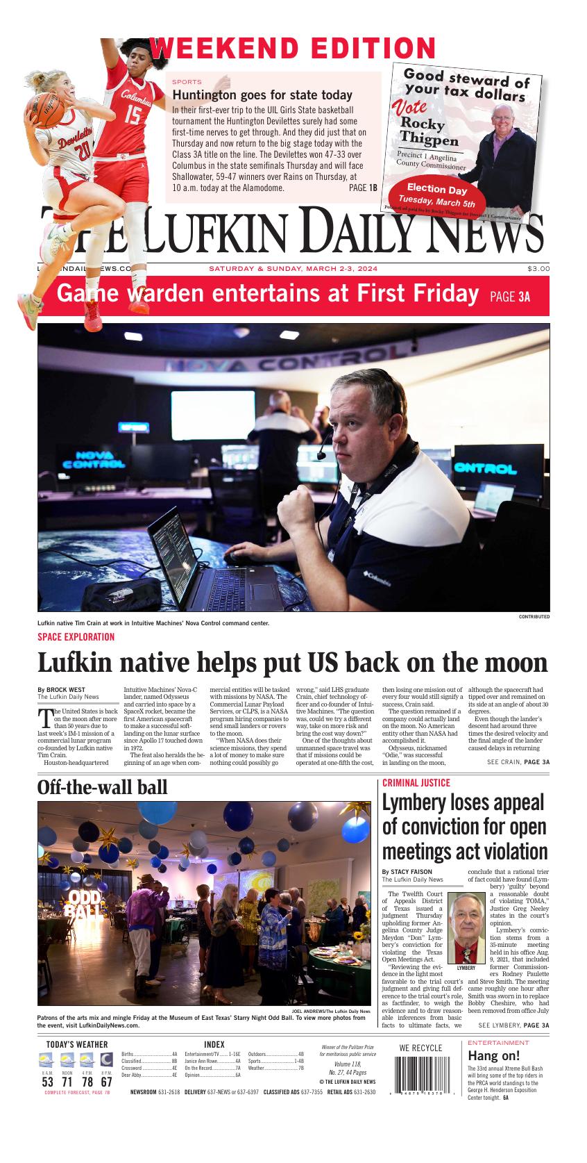 Page A1 | Lufkin Daily News E-Edition | Lufkindailynews.com