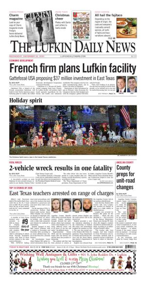 Page A1 | Lufkin Daily News E-Edition | lufkindailynews.com - Vimarsana News