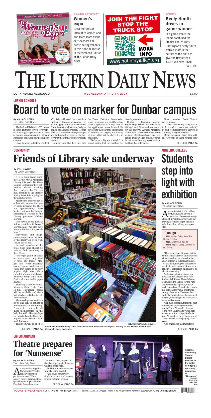 Page A1 | Lufkin Daily News E-Edition | Lufkindailynews.com