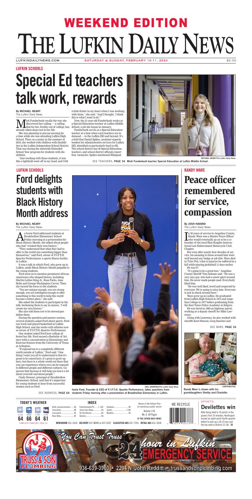 Page A1 Lufkin Daily News EEdition