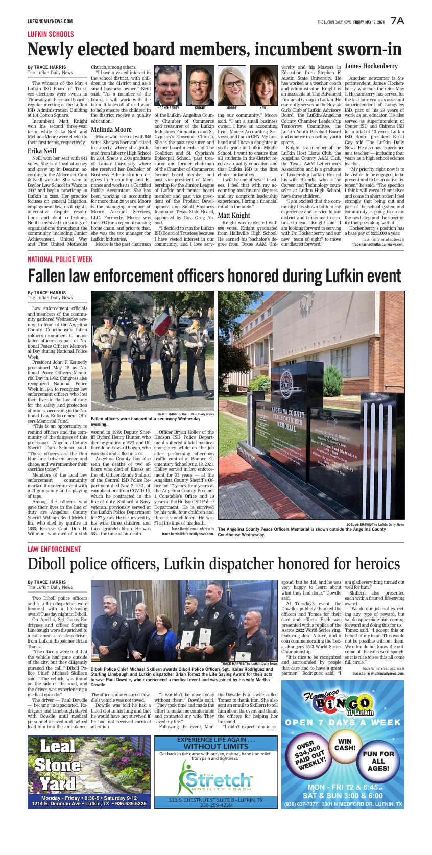 Page A7 Lufkin Daily News EEdition