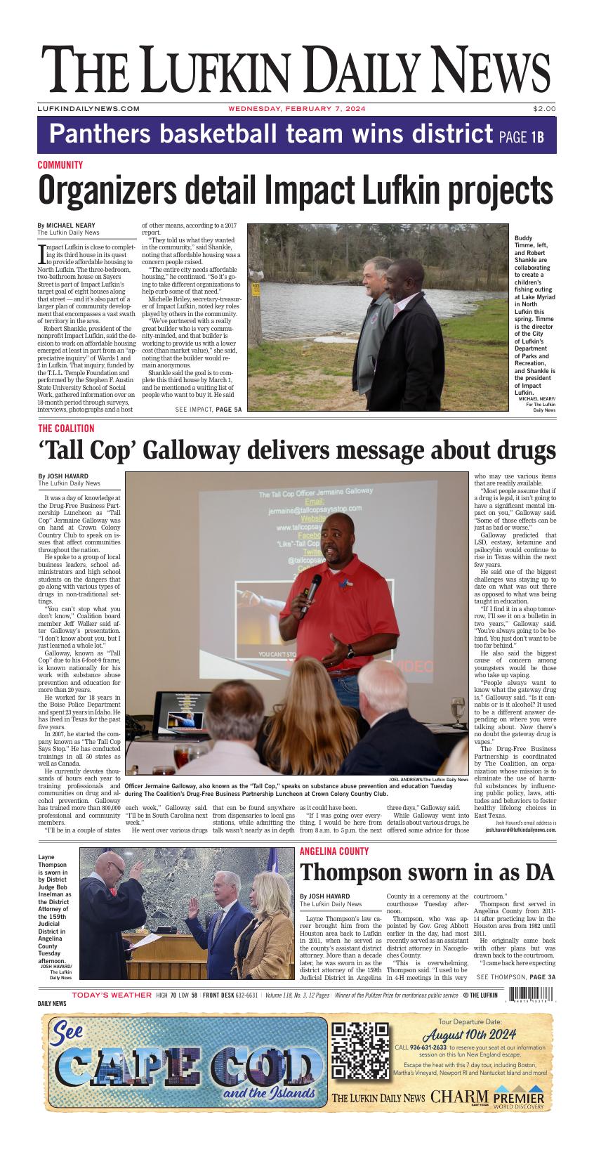 Page A1 Lufkin Daily News EEdition