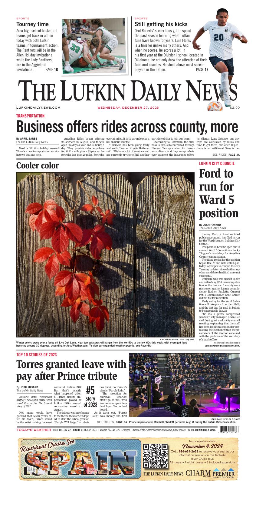 Page A1 Lufkin Daily News EEdition