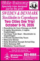 MIDDLETON TRAVEL - Ad from 2026-06-14