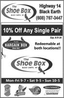 THE SHOE BOX LTD - Ad from 2024-07-16