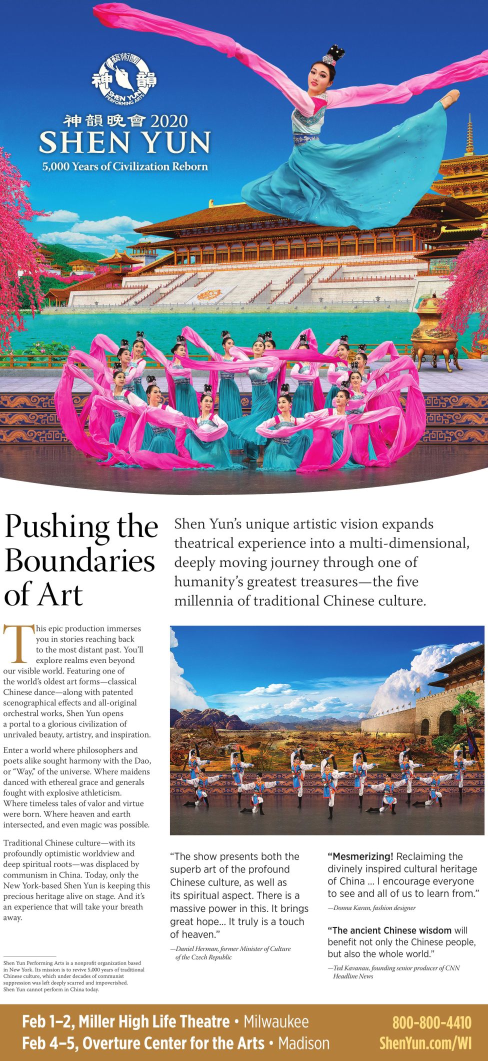 Donna Karan Says Shen Yun is 'Like taking a journey to the many aspects of  China.