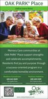 OAK PARK NURSING AND REHABILITATION - Ad from 2026-05-03