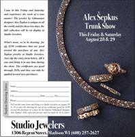 STUDIO JEWELERS - Ad from 2026-08-26