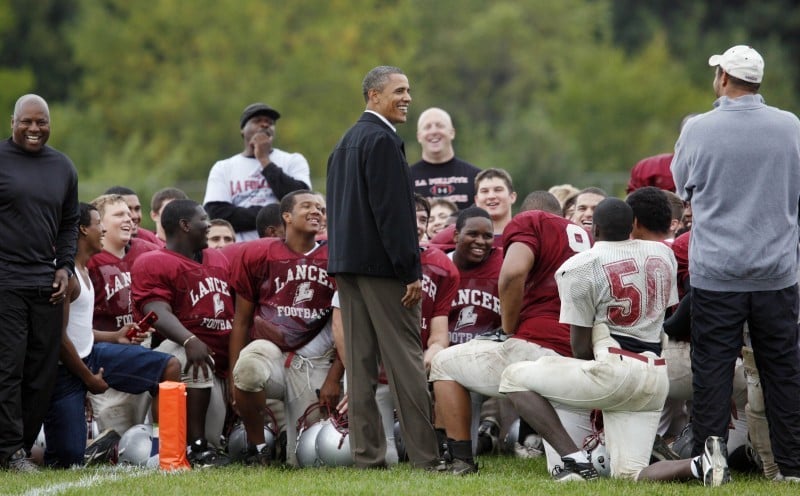 South Side youth football team off to championship — with community and  Obama's support behind them