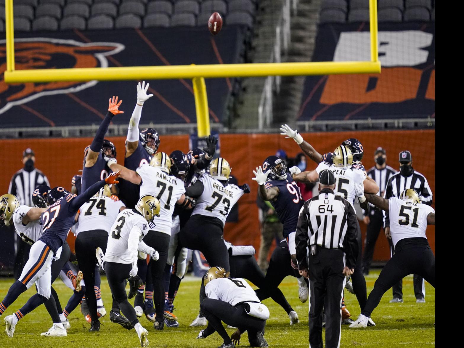 Packers Stay In First In Nfc North As Saints Beat Bears 26 23 In Ot Pro Football Madison Com