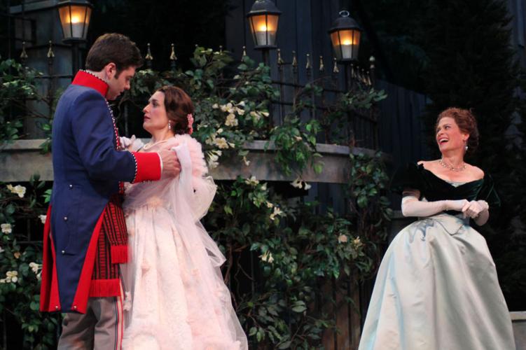 Kelsey Brennan, Nate Burger and Colleen Madden in 2014's "Much Ado About Nothing"