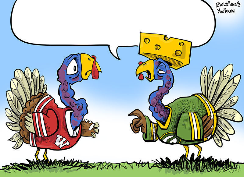 Turkeys talk football in this week's You Toon caption contest
