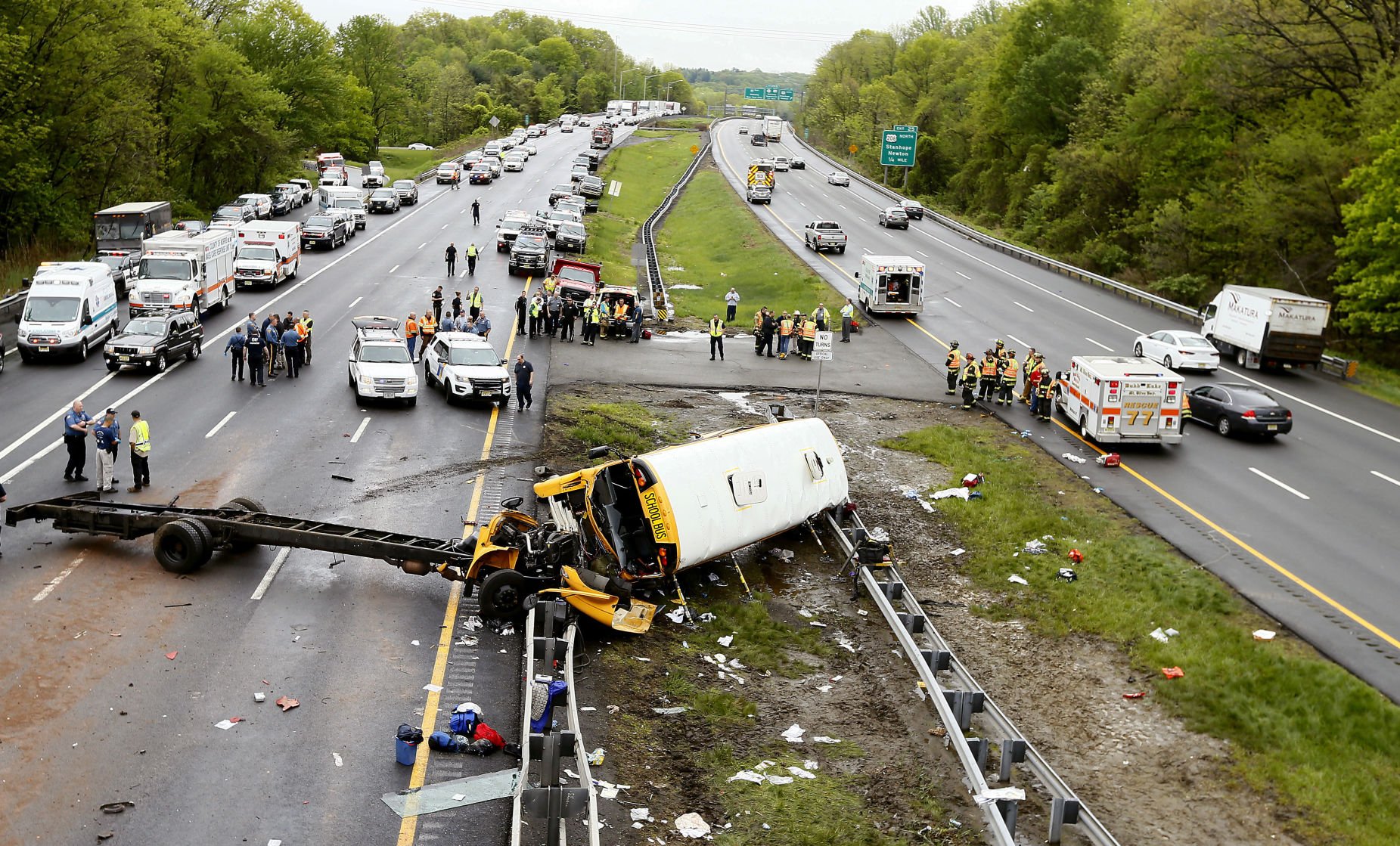 Photos: Teacher, Student Killed After New Jersey School Bus, Dump Truck ...