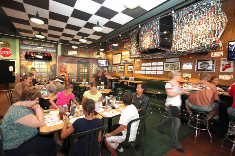 Quaker Steak & Lube Cars, boneless wings and 22 sauces Dining