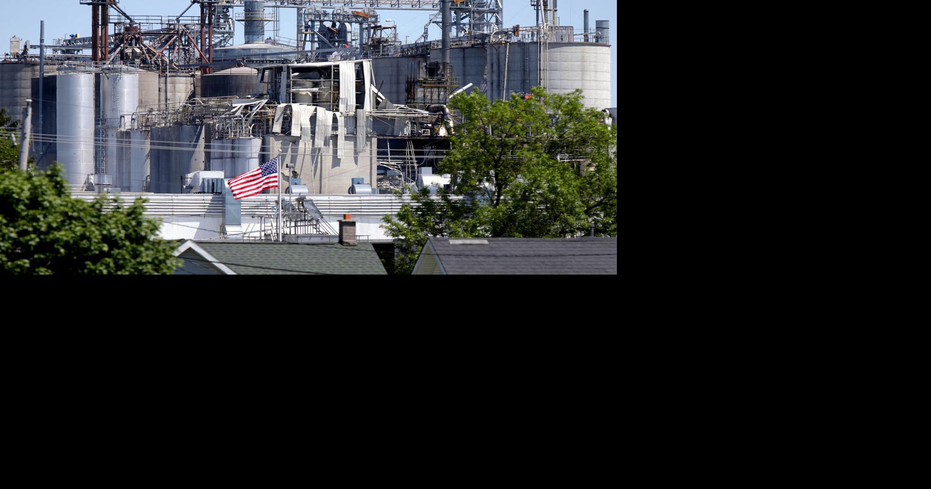 Photos: Grim scene at site of corn plant explosion in Cambria