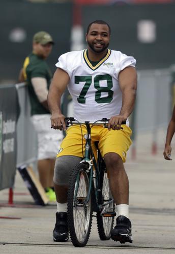 Green Bay Packers tackle Derek Sherrod (78) during the third