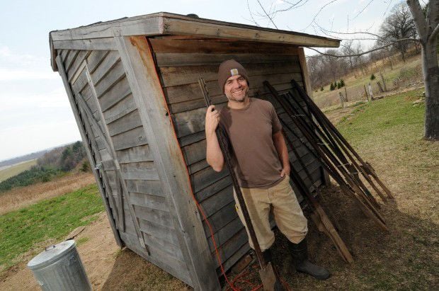 Michael Perry on farm